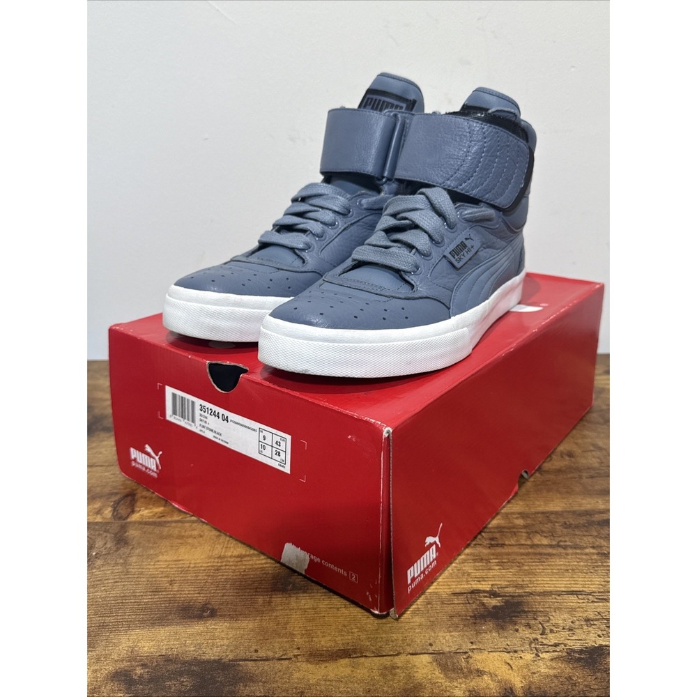 Puma Sky Hi + Flint Stone Black Sneaker Shoe Men's Size 10